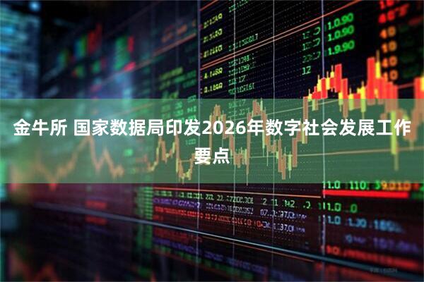 金牛所 国家数据局印发2026年数字社会发展工作要点