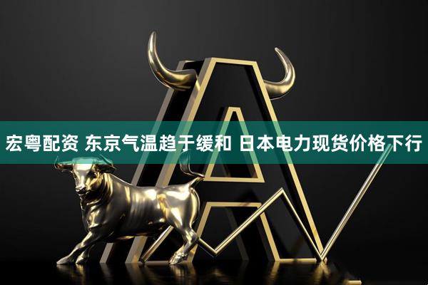 宏粤配资 东京气温趋于缓和 日本电力现货价格下行